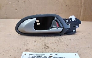 2007 HONDA CIVIC LX 4DR SEDAN FRONT LEFT INNER DOOR HANDLE BLACK/GREY #230190 - Picture 1 of 6
