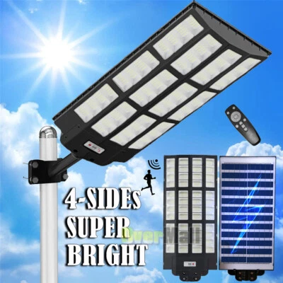 5000000LM LED Solar Lights for Outside, Solar Powered Outdoor Lights,Flood Light - Image 1 of 4