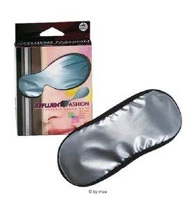 Augenmaske Silber  Augenbinde Schlafmaske Schlafbrille - Bild 1 von 2