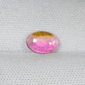 0.80 cts Beautiful Luster Natural Bi Color Tourmaline - Oval Cab...!!! - Picture 1 of 2