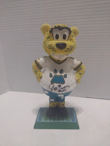 2003 2004 Jaxson de Ville Jacksonville Jaguars NFL BD&A Inc. Bobblehead Signed Cover