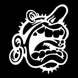 Pierced Face Guy Car Truck Window Wall Laptop Vinyl Decal Sticker. - Picture 1 of 2