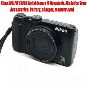 Nikon COOLPIX S9900 Digital Camera 16 Megapixels, 30x Optical Zoom Pocket King - Picture 1 of 8