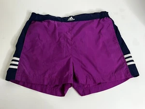 Adidas Girls Sz. XL Purple and Blue Lightweight Athletic Shorts - Picture 1 of 5