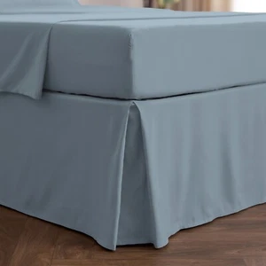 Mellanni Bed Skirt 15-Inch Tailored Drop Pleated Bed Frame and Box Spring Cover - Picture 1 of 92