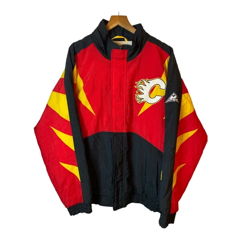 Vintage Calgary Flames Jacket Apex One Men’s size L Cover