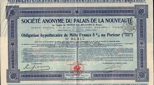 PALAIS DE LA NOUVEAUTE ( GRANDS MAGASINS DUFAYEL ) PARIS  FRANCE Departm. Store - Picture 1 of 2
