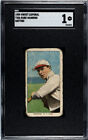 1909 T206 Rube Manning Batting Sweet Caporal 150 SGC 1