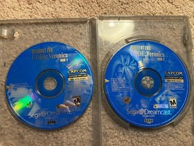Resident Evil - CODE: Veronica Sega Dreamcast Tested and working Disk 1 & 2 only