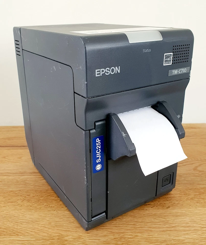 Epson TM-C710 Full Colour Inkjet Receipt Printer - Image 1 of 4