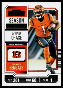 2023 Panini Contenders Season Ticket - Ja'Marr Chase #21 - Cincinnati Bengals - Picture 1 of 2