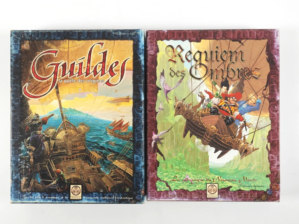 Guildes La Quete des Origines + Le Requiem des Ombres / Lot 2 JDR Multisim - Photo 1/4