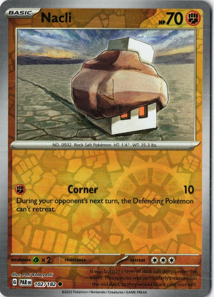 Nacli Reverse Holo Common SV04: Paradox Rift PAR EN 102/182 NM - Image 1 of 1