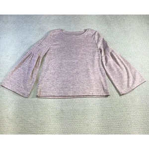 a.n.a. Rosa leichter Strickpullover grau Glocke Langarm Größe L Pullover - Bild 1 von 5