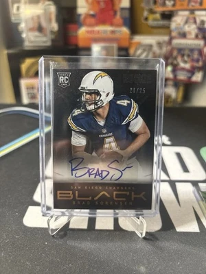 2013 Panini Black - Rookies Signatures #112 Brad Sorensen /25 (AU, RC) Auto - Image 1 of 3