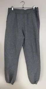 Women's Time And Tru Sweat Pants Cinched Ankles Small Grey 4-6 Mid-Rise - Picture 1 of 3