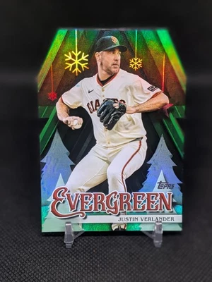 Topps Holiday 2025 - Justin Verlander Evergreen Insert San Francisco Giants E-14 Foto 1 de 2