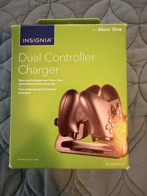 Insignia - Dual Controller Charger for Xbox One - Black - Image 1 of 4