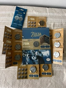 Zelda: Breath of the Wild Álbum de Monedas de Coleccionista + Juego Completo de Monedas - NUEVO - Imagen 1 de 7