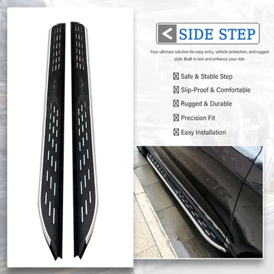 Fits For Toyota Venza 2021 2022-2025 Fixed Running Board Side Step Nerf Bars - Image 1 of 4