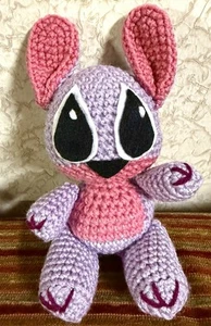 Lilo Stitch Purple Crochet Doll PLUSH figure toy Amigurumi handmade NEW-USA - Picture 1 of 7