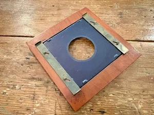 5 1/4"  Square Large Format Camera Lens Board Adapter - Picture 1 of 3