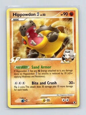Pokémon TCG Hippowdon E4 42/111 Rising Rivals Normal LP - Image 1 of 2