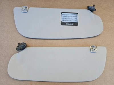 94-01 Dodge Ram 2500 3500 Left Driver Right Passenger VINYL Sun Visor Set OEM - Image 1 of 4