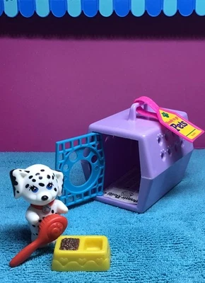 Vtg 1990's Kenner Tonka Littlest Pet Shop Ready to Go Happy Dalmation Puppy Set - Image 1 of 4