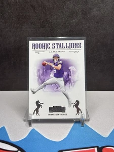 2024 Contenders Rookie Hengste Minnesota Vikings JJ McCarthy RC #9 - Bild 1 von 2