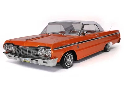 Redcat SixtyFour Chevrolet Impala 1/10 RTR Scale Hopping Lowrider (Orange/White) - Image 1 of 4
