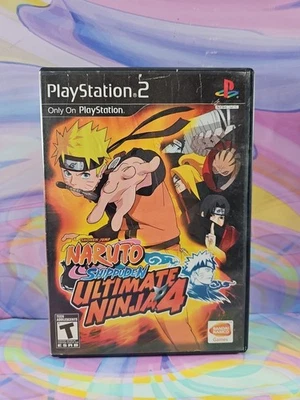 Naruto Shippuden: Ultimate Ninja 4 (Sony PlayStation 2, 2009) en caja original Foto 1 de 3