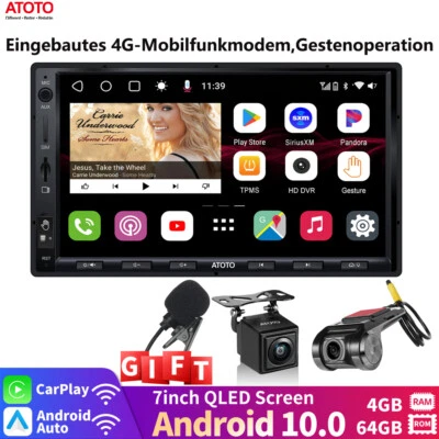 ATOTO S8 Ultra 7" Android Autoradio 4G-Modem Carplay 4+64GB 1080P DVR/LRV-Kamera - Bild 1 von 4
