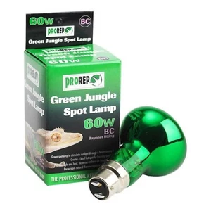 Pro Rep Green Jungle Spot Lamp 60w BC (Bayonet Fitting) Spotlamp Sunlight Bask - Picture 1 of 1