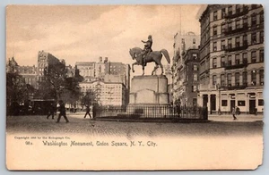 AK Washington Monument Union Square New York City Rotograph B6 - Bild 1 von 2