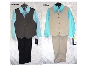 Boys Suit Set Jonathan Strong Set 4 Piece Kids size 5, 6 NEW - Picture 1 of 4