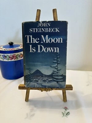 Vintage John Steinbeck 1942 The Moon is Down True 1st Ed Classic Military War - Image 1 of 4