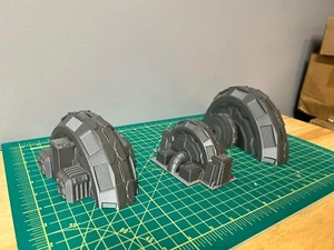 Gaming Terrain - Power Generator - Warhammer 40K, Star Wars Legion, 30K Set Of 3 - Picture 1 of 5