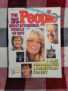 Intriguing People of 1976, People Magazine , 12/27-1/3,1977 jimmy carter - Imagen 1 de 23