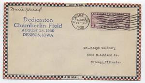 1930 Marysville CA airport dedication cover [G.278] - Bild 1 von 3