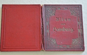 SOUVENIR ALBUM OF 16 PAGES FOLDING VIEWS FROM HAMBURG c1880 #15 - Picture 1 of 4