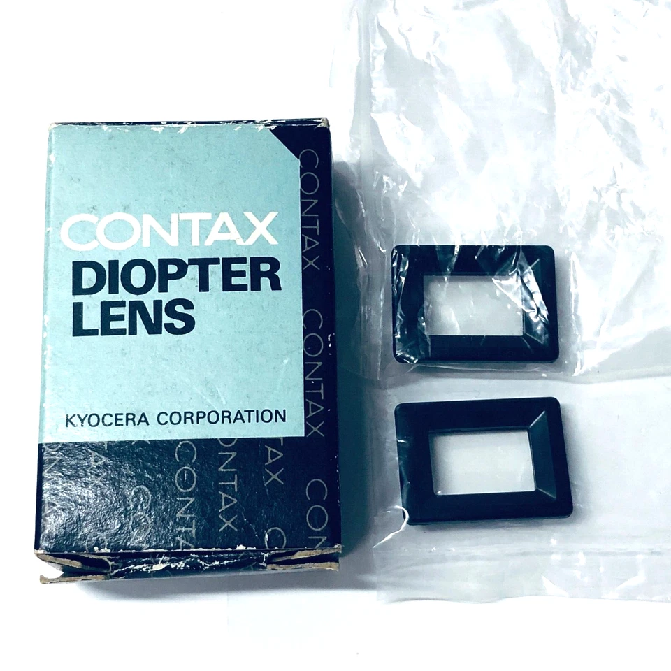 🍙N.Mint 2 Pieces🍙Contax Diopter Lens FL ❝0❞ and ❝-5❞ w/Box x1 from Japan - Image 1 of 4