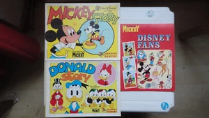 LOT DE 3 ALBUM PANINI MICKEY ET DONALD STORY ET DISNEY FANS JOURNAL DE MICKEY - Picture 1 of 2