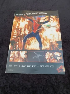 SPIDERMAN Oscar ad in explosion, Tobey Maguire & CATCH ME IF YOU CAN Spielberg - Picture 1 of 2