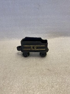 Vintage Cast Iron Train Coal Car #40 Black - Picture 1 of 10