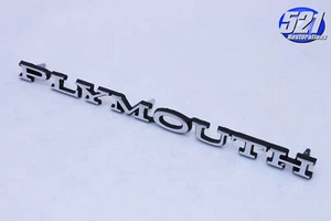New Plymouth Emblem Fits 68 69 RoadRunner GTX Hood 70 71 72 Duster Scamp - Bild 1 von 2