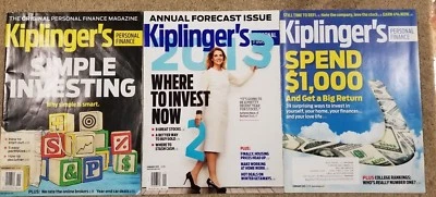 6 Kiplinger's Magazine Lot News Business Financial Travel Money TV (FC6-1) - Image 1 of 3