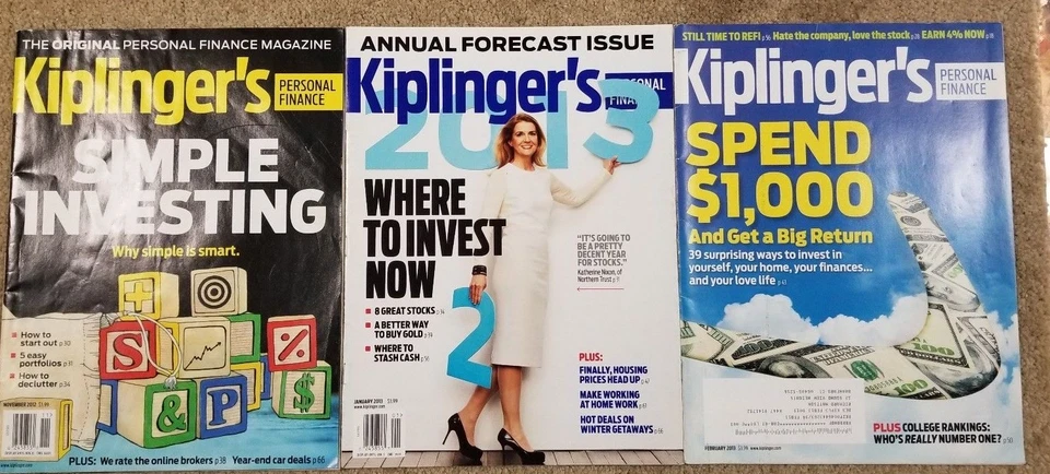 6 - Kiplinger's Magazine Lot News Business Financial Travel Money TV (FC6-1) - Image 1 of 3