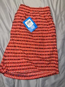 Columbia PFG 6" Omni-Shade Drawstring Swim Trunks Men Large Striped Red Fish - Picture 1 of 3