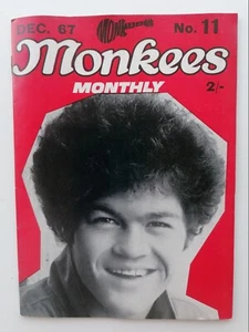 THE MONKEES ORIGINAL MONTHLY No 11 DECEMBER 1967 - Imagen 1 de 2